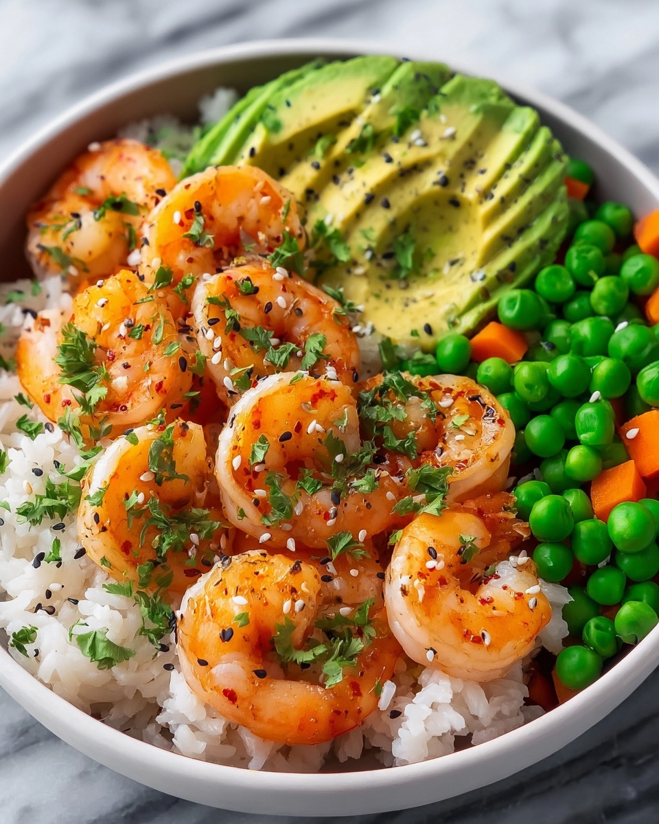 Zesty Shrimp and Rice Delight Bowls Recipe - Recipe Image