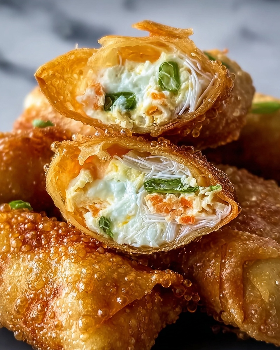 Crab Cake Egg Rolls Recipe - Recipe Image
