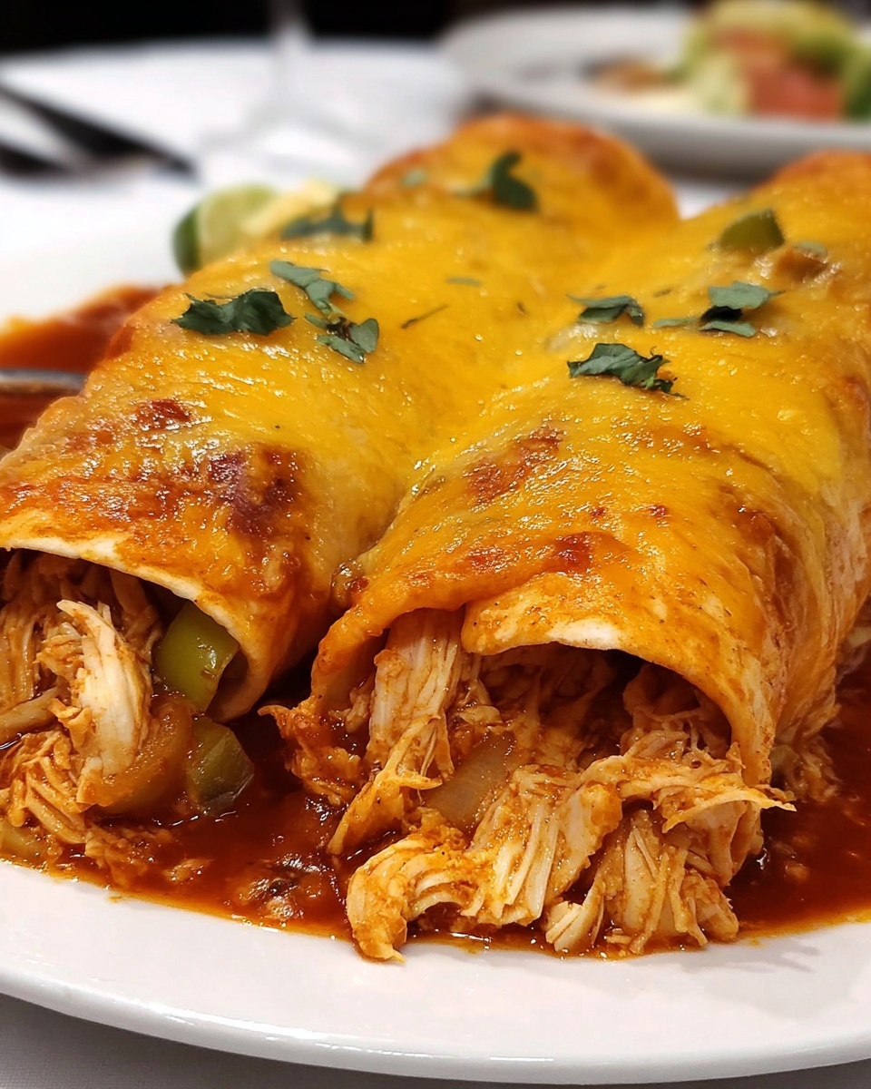 Easy Chicken Enchiladas Recipe - Recipe Image