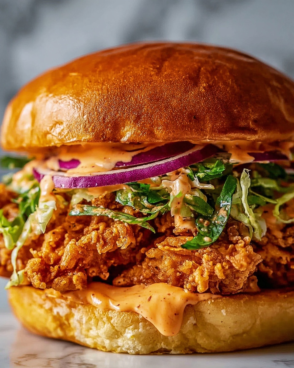 Thai Fried Chicken Sandwich Recipe - Recipe Image