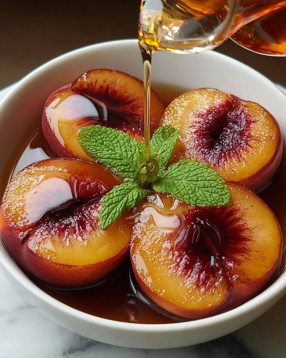 Cinnamon Sugar Baked Peaches Recipe - Recipe Image