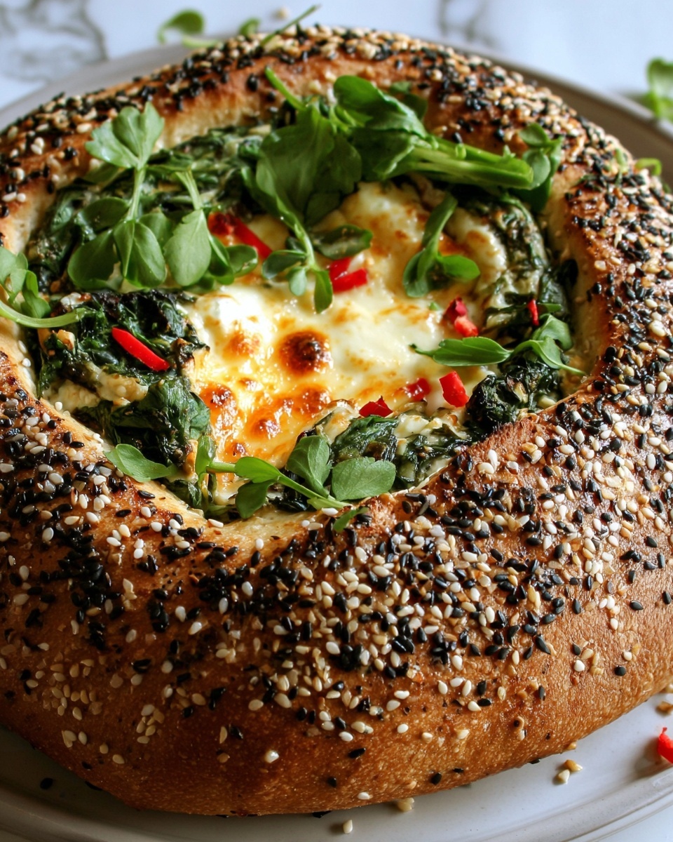 Sesame Khachapuri Recipe - Recipe Image