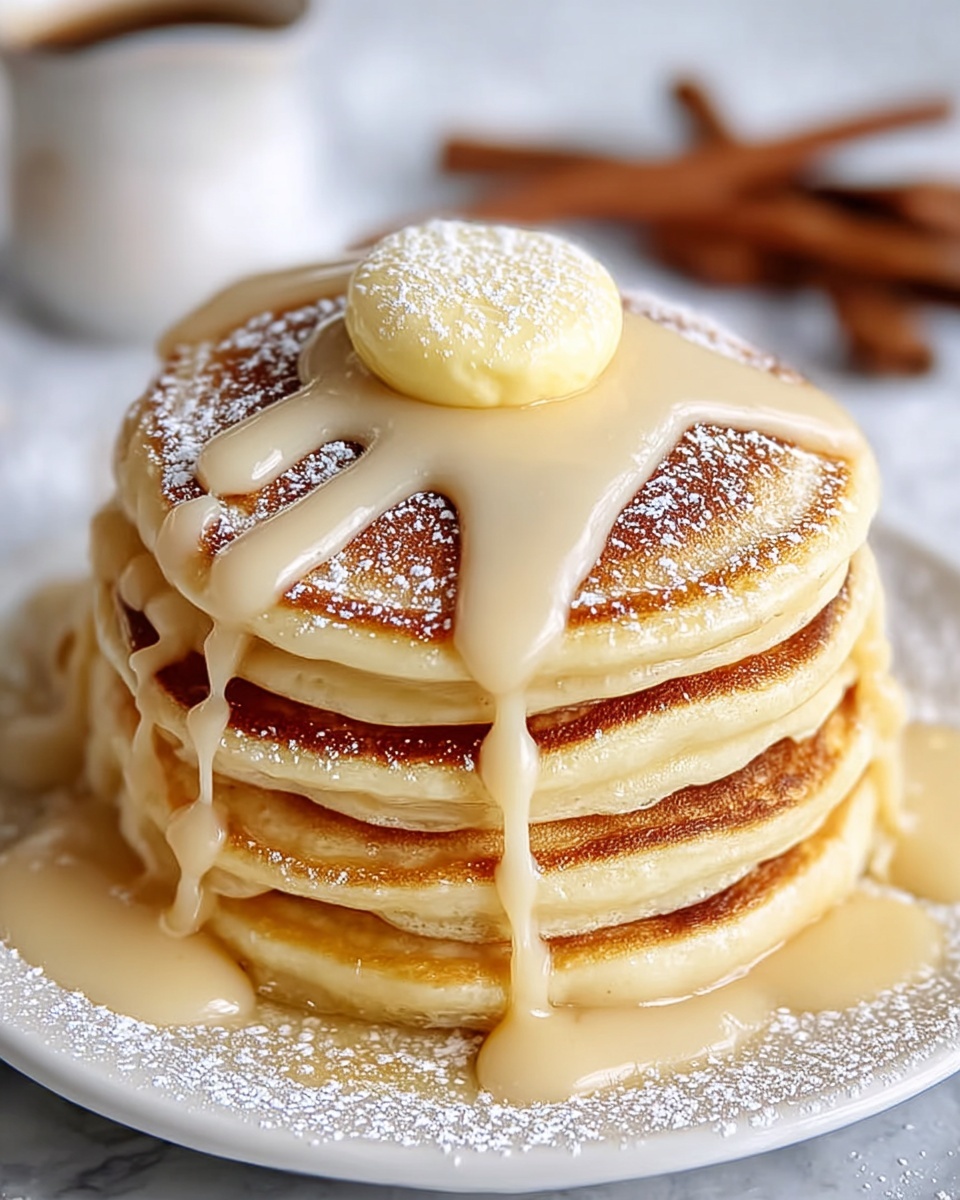 Cinnamon Roll Pancakes Recipe - Recipe Image