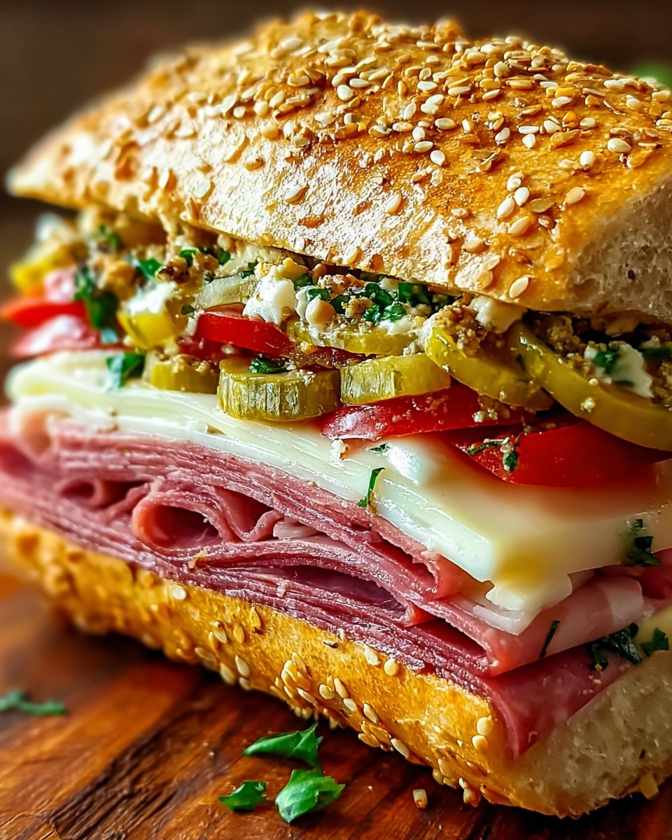 Classic Italian Muffuletta Recipe - Recipe Image