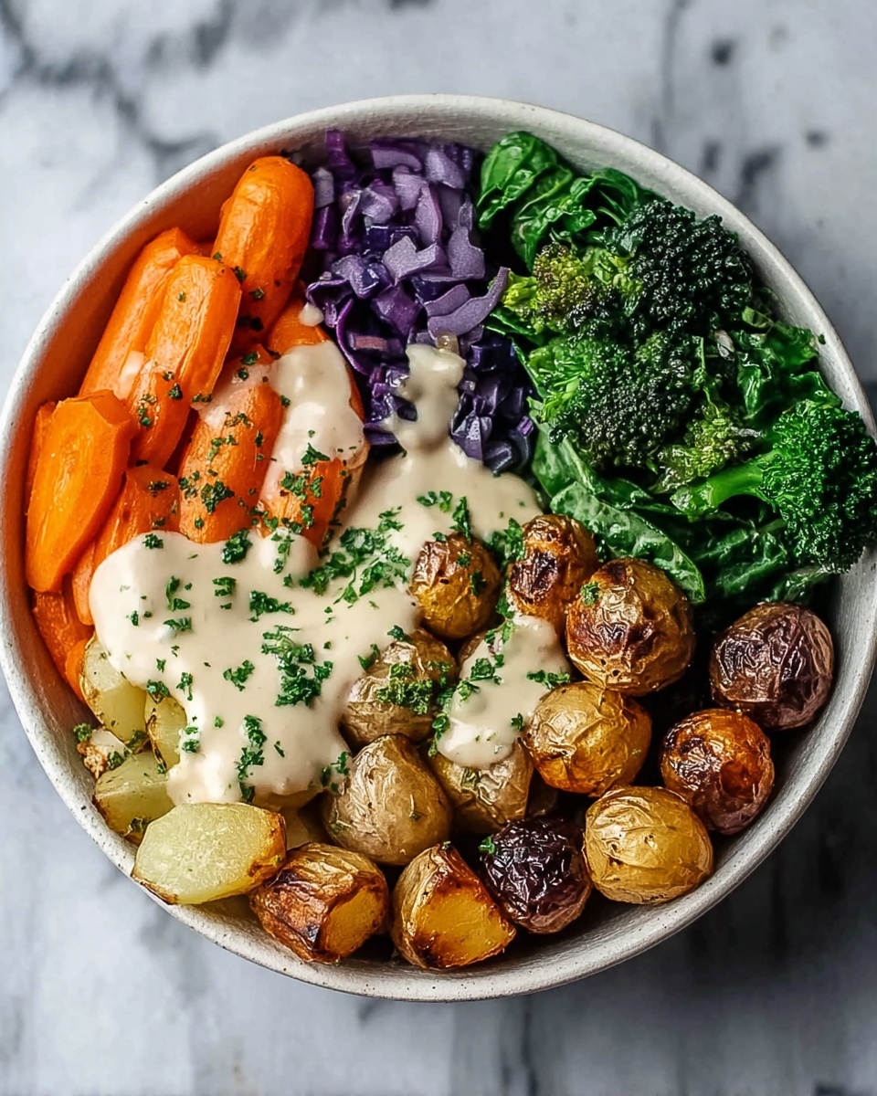 Mediterranean Veggie Bowls Recipe - Recipe Image