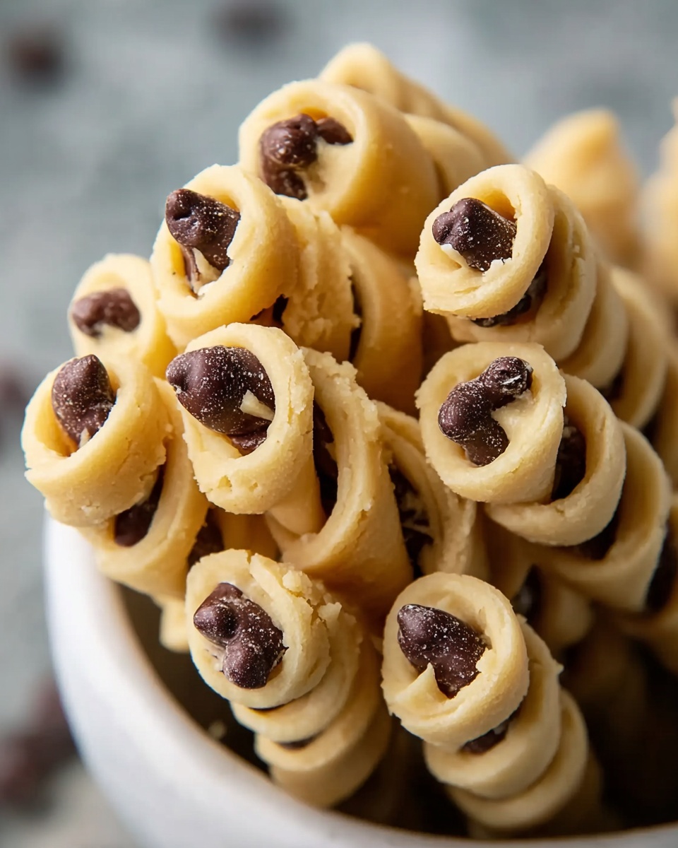 Chocolate Chip Cookie Dough Twists Recipe - Recipe Image