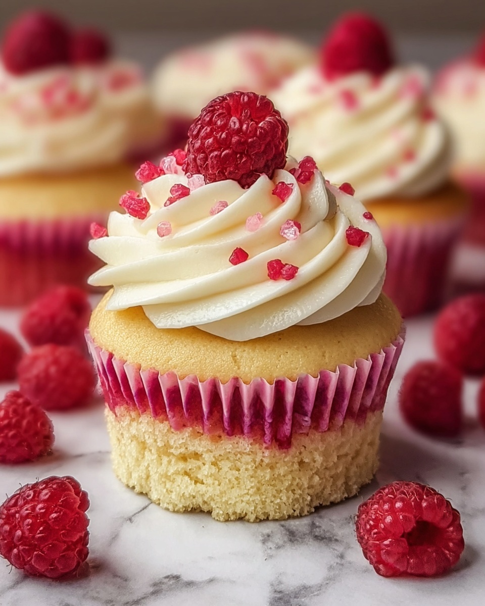 Heavenly Raspberry Cheesecake Cupcakes Recipe - Recipe Image