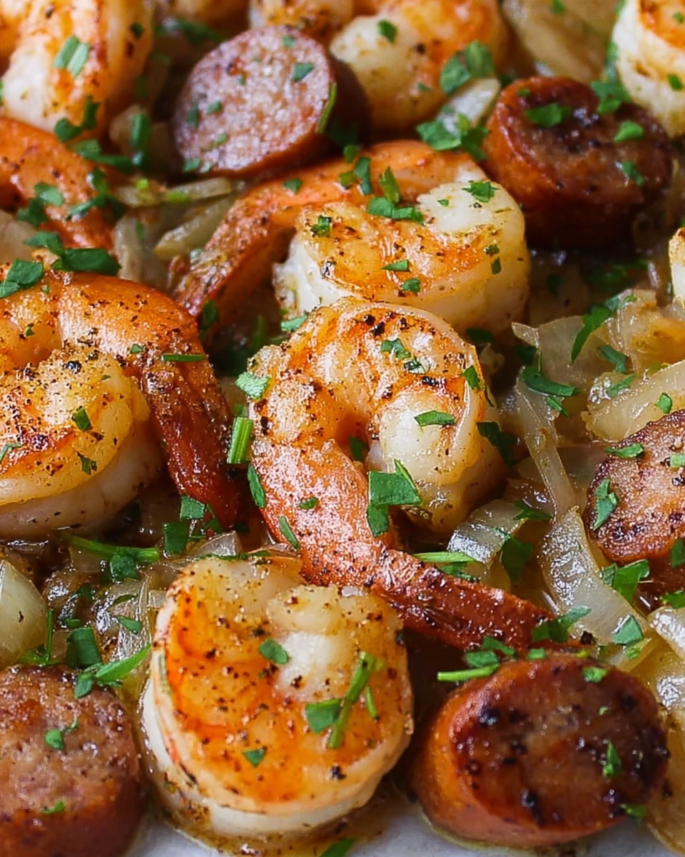 Shrimp and Sausage Cabbage Bowl Recipe - Recipe Image