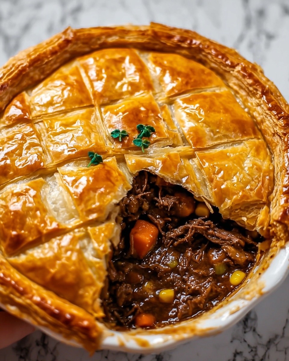 Steak and Onion Pie Recipe - Recipe Image