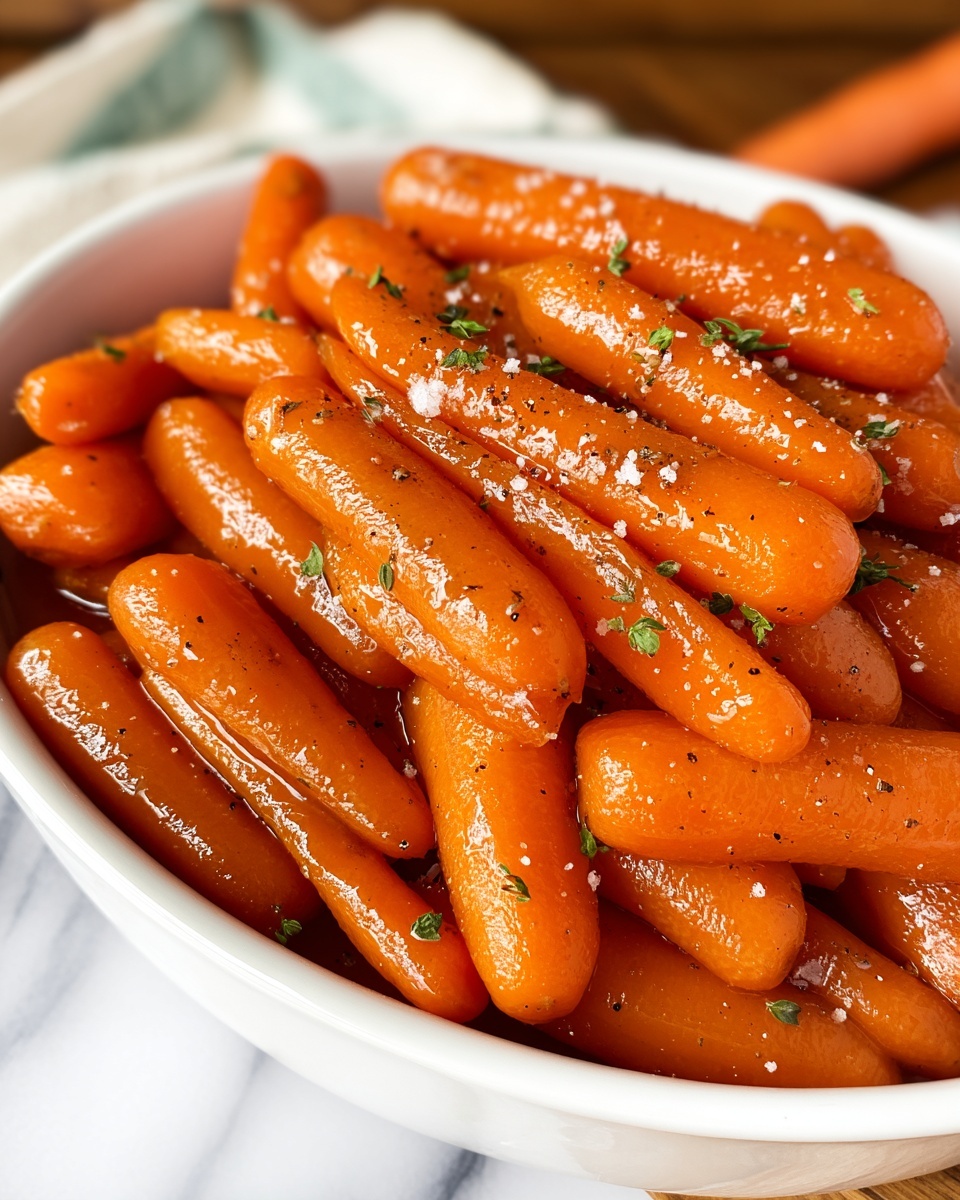 Slow Cooker Maple & Brown Sugar Glazed Carrots Recipe - Recipe Image
