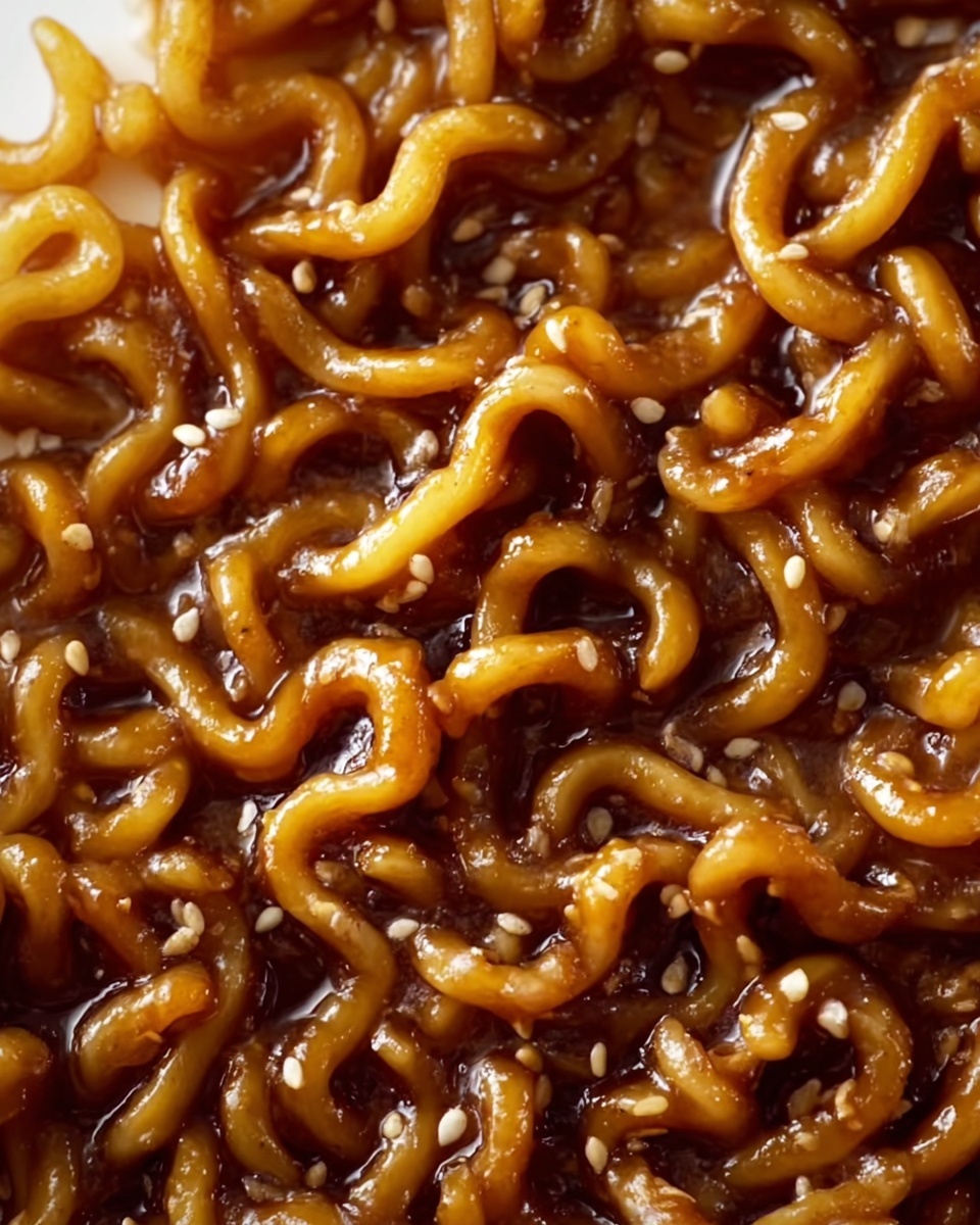 Sweet & Spicy Ramen Noodles Recipe - Recipe Image