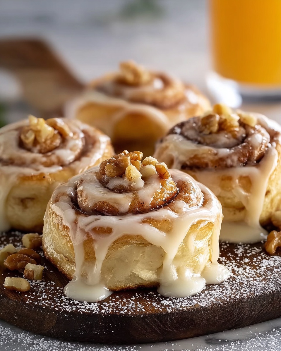 Peachy Cinnamon Rolls Recipe - Recipe Image