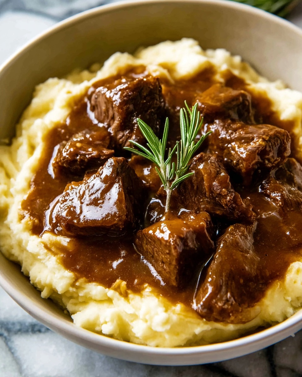 Beef Gravy Potatoes Recipe - Recipe Image