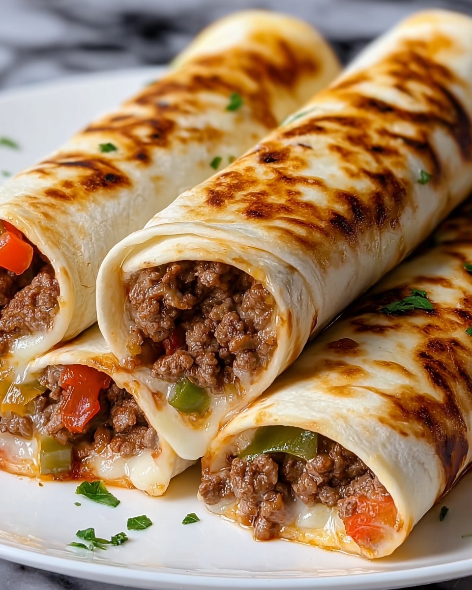 Ground Beef Tortilla Wraps Recipe - Recipe Image