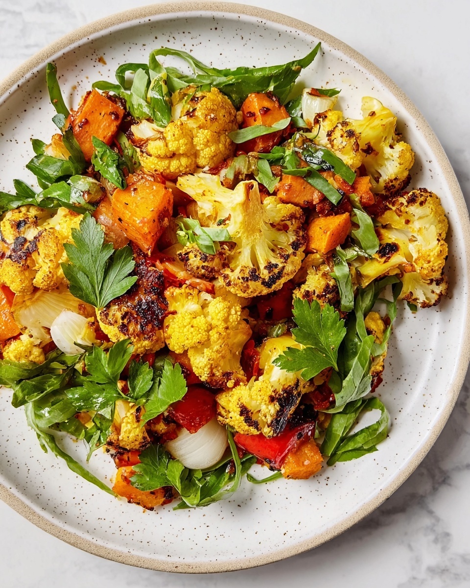 Turmeric Roasted Cauliflower Salad Recipe - Recipe Image