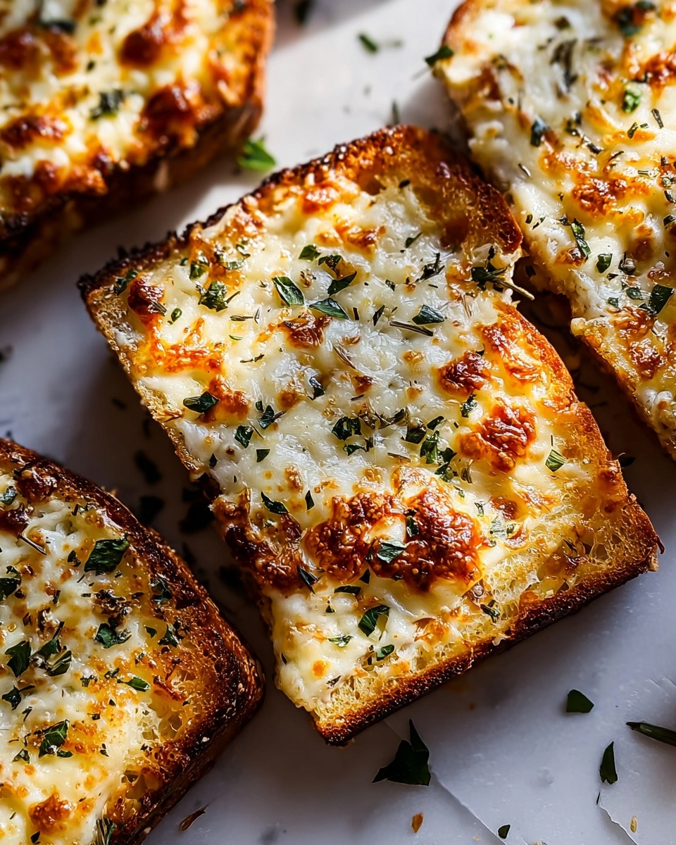 Chili Crunch Garlic Bread Recipe - Recipe Image