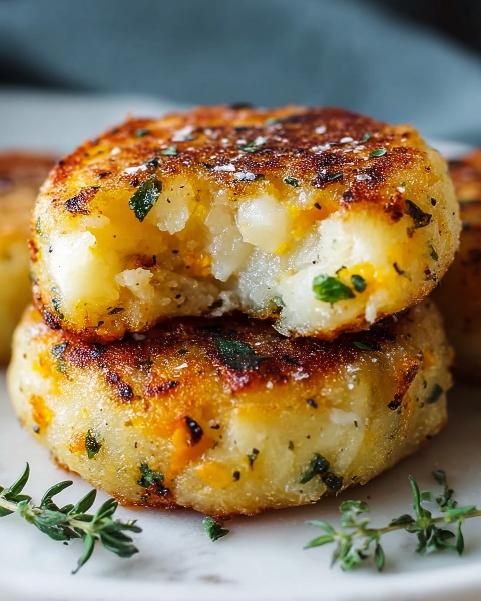 Vegan Stuffed Potato Cakes Recipe - Recipe Image