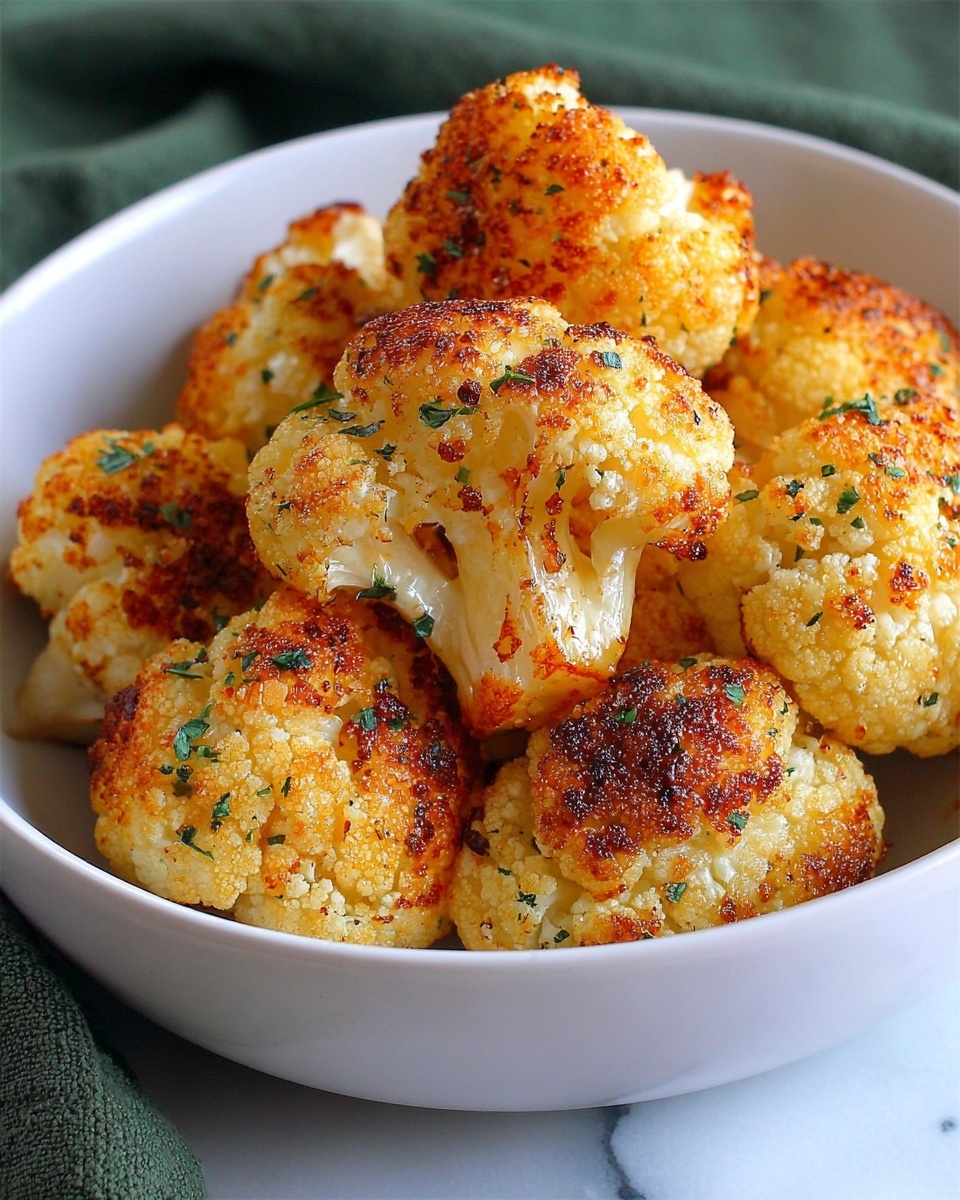 Parmesan Cauliflower Bites: Deliciously Healthy Snack Recipe - Recipe Image