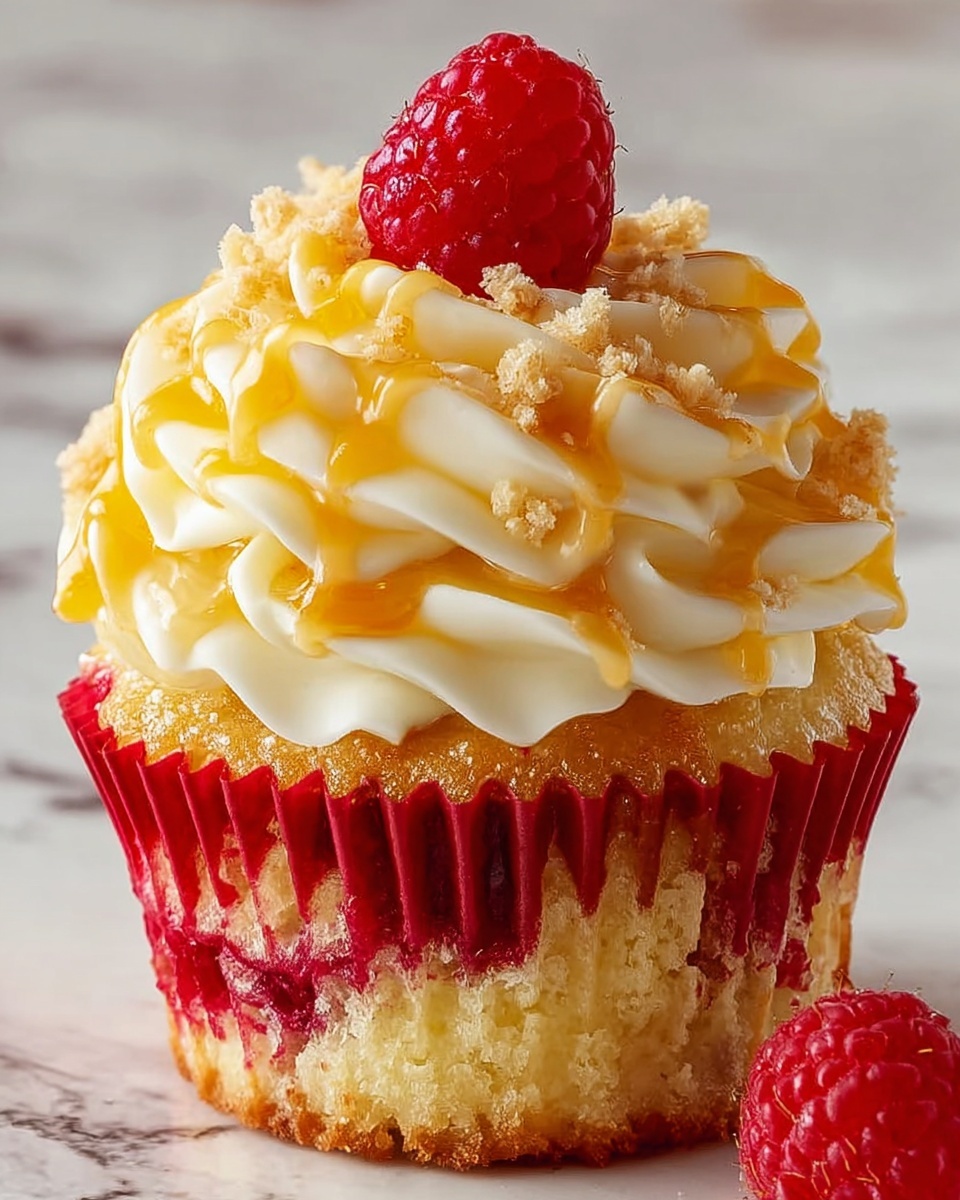 Raspberry Lemon Heaven Cupcakes Recipe - Recipe Image