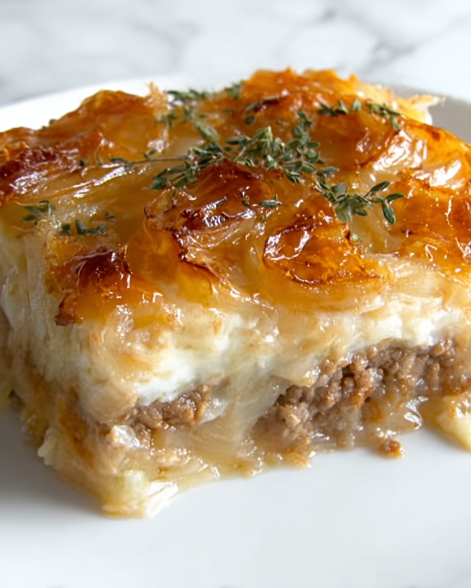 Sauerkraut Casserole with Ground Beef and Cheddar Recipe - Recipe Image