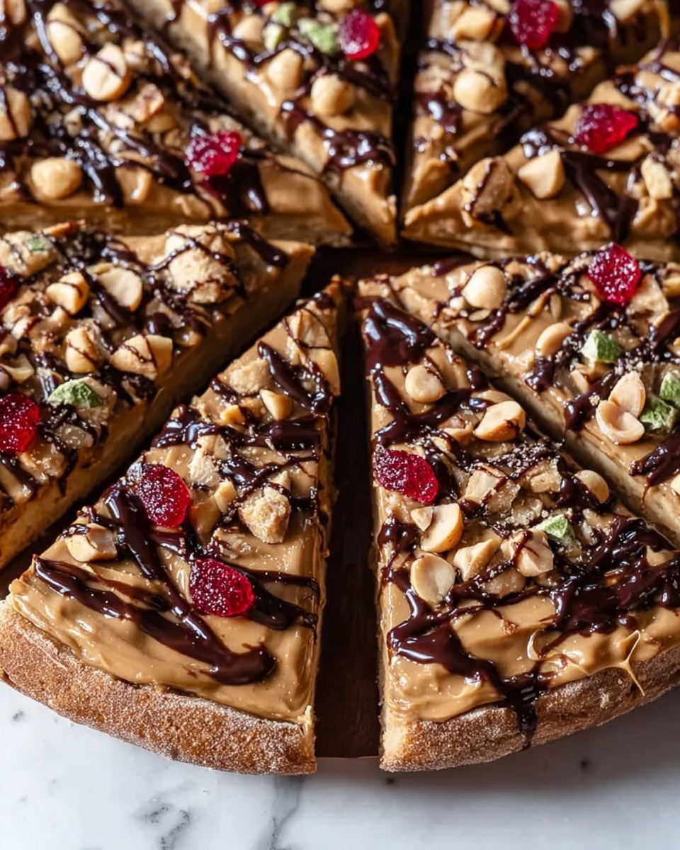 Peanut Butter Brownie Pizza Recipe - Recipe Image