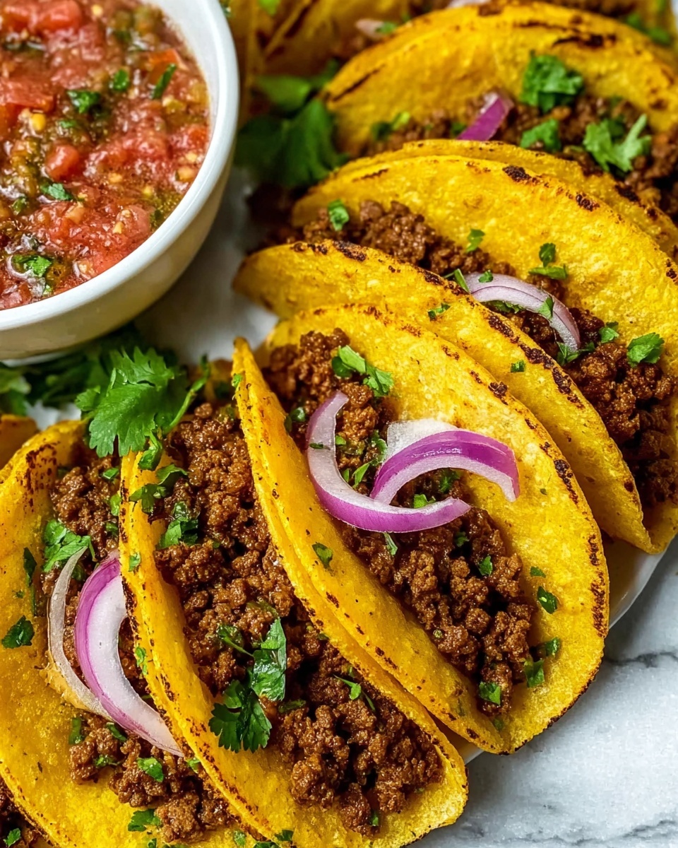 Crispy Ground Beef Tacos Recipe - Recipe Image