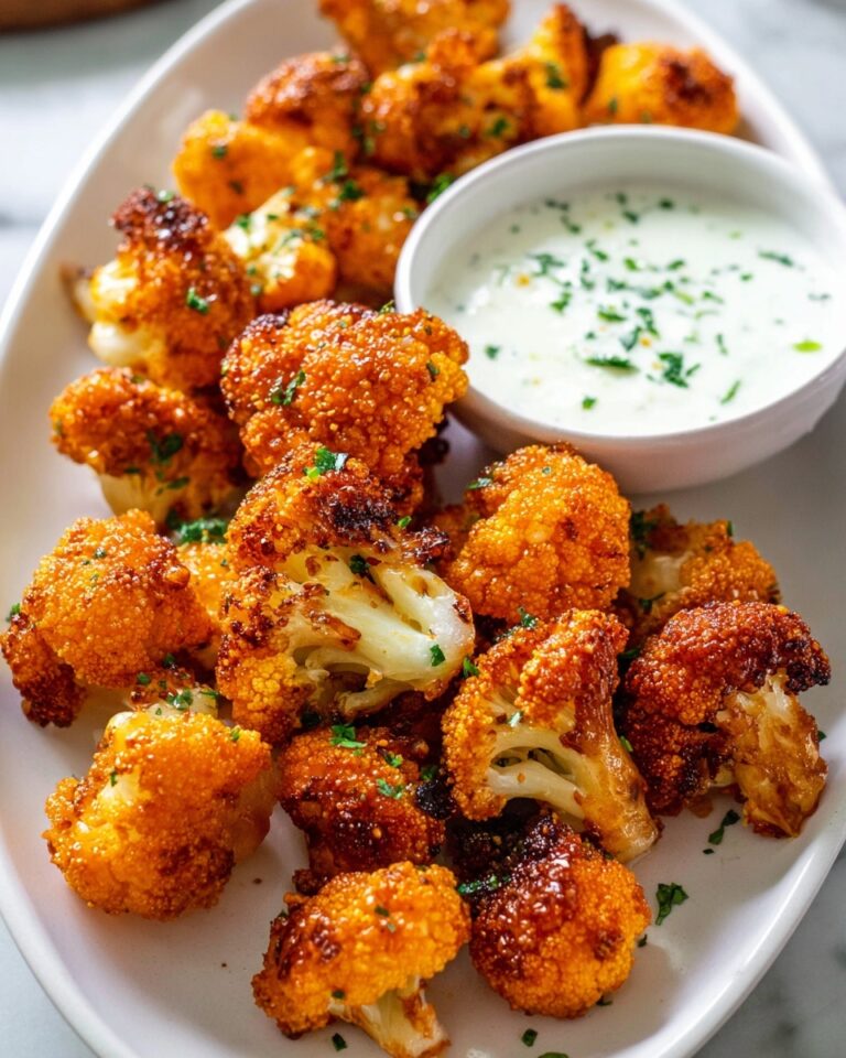 Air Fryer Cauliflower Wings Recipe
