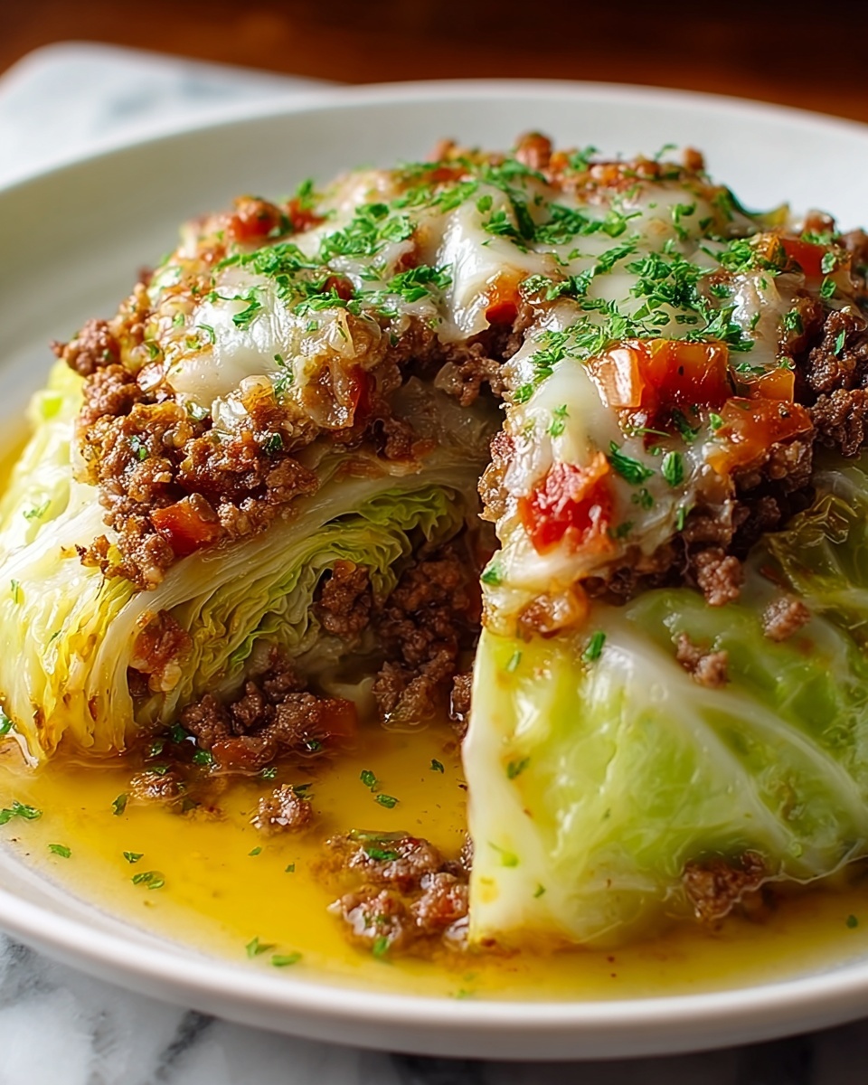 Easy & Hearty Cabbage and Ground Beef Skillet Recipe - Recipe Image