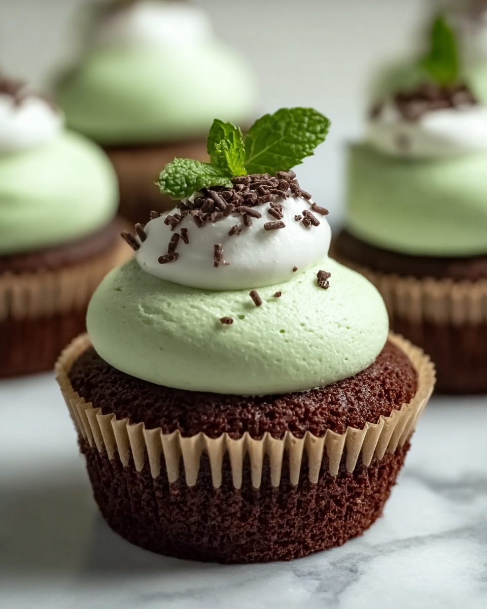 Mini Mint Cheesecakes Recipe - Recipe Image
