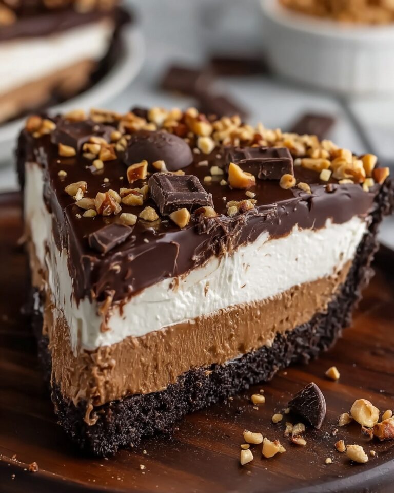 Peanut Butter Chocolate Mud Pie Recipe