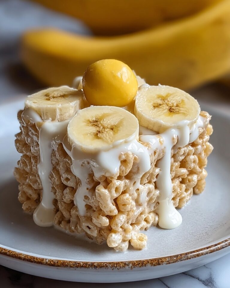 Banana Pudding Rice Krispie Treats Recipe