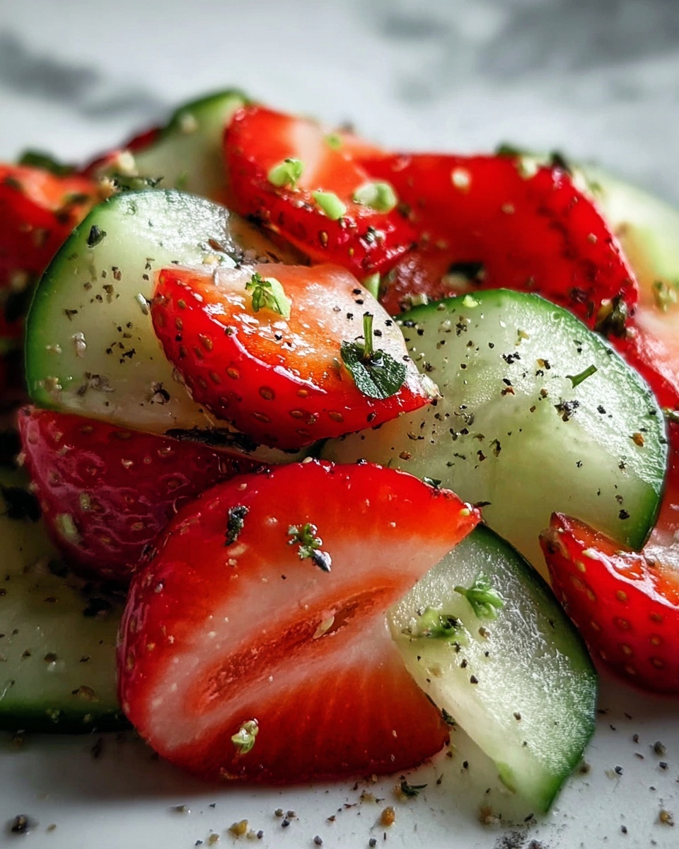 Strawberry Cucumber Salad Recipe - Recipe Image