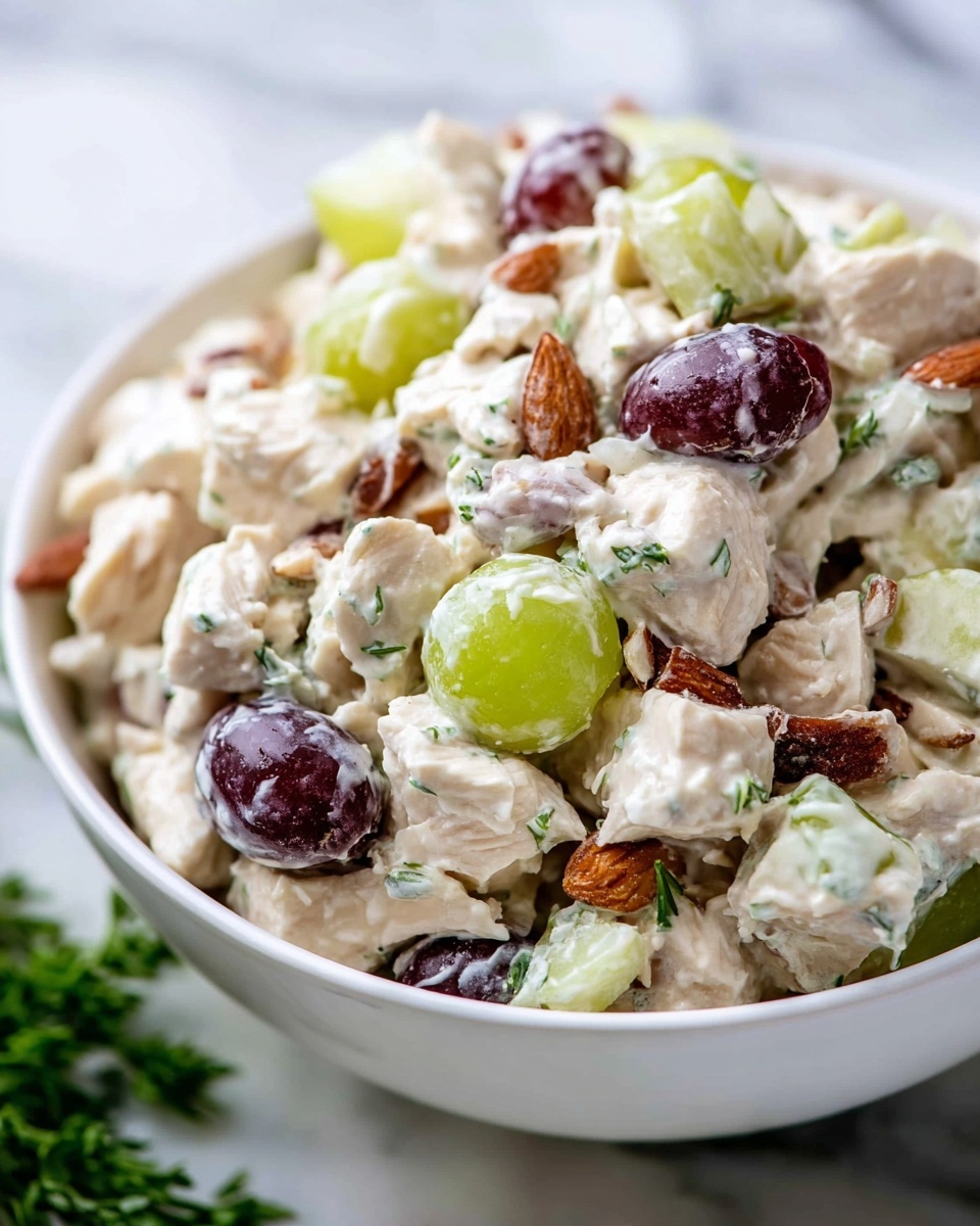 Chicken Salad with Grapes and Walnuts Recipe - Recipe Image