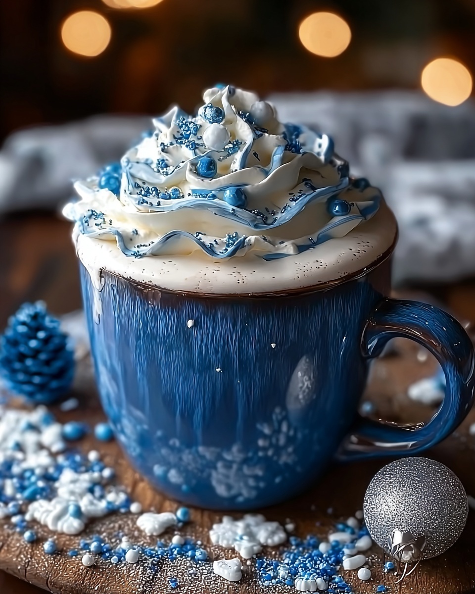 Frostbite Blue Christmas Cocoa Recipe - Recipe Image