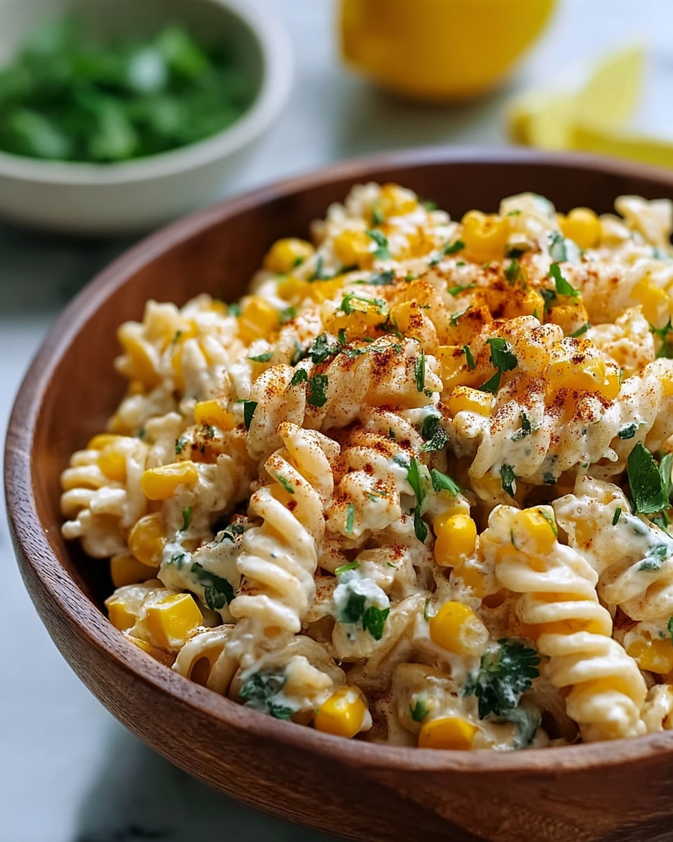 Mexican Street Corn Pasta Salad Recipe - Recipe Image