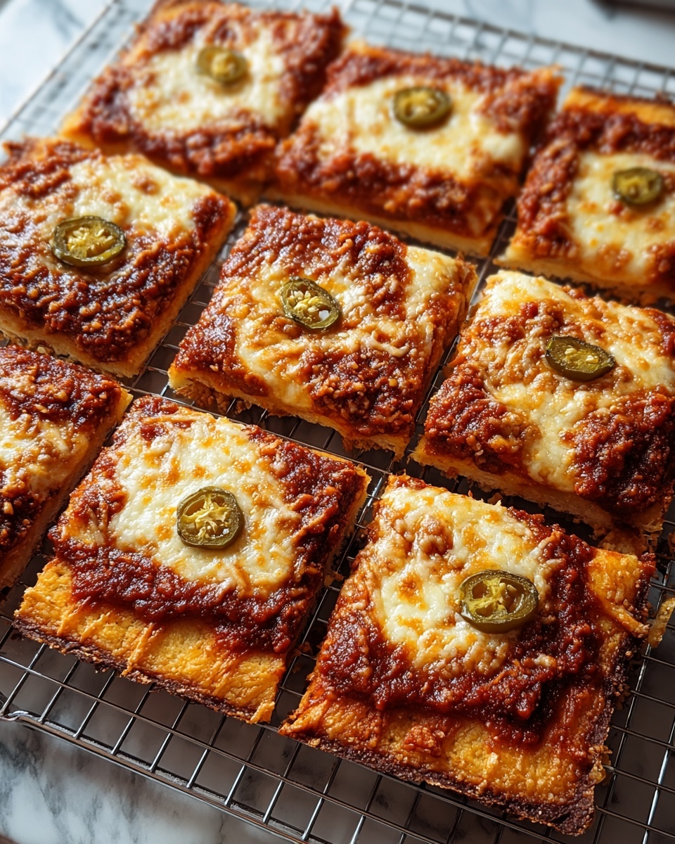 Cheater’s Sicilian-Style Pizza with Jalapeños and Honey Recipe - Recipe Image