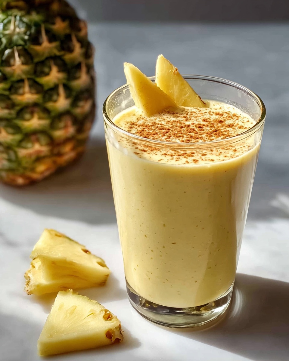 Protein Pineapple Turmeric Smoothie Recipe - Recipe Image