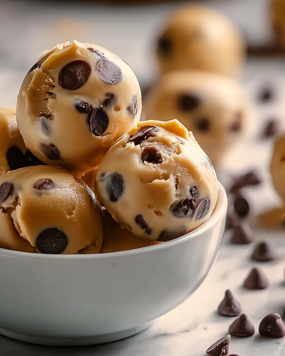 Frozen Greek Yogurt Peanut Butter Bites with Chocolate Chips Recipe - Recipe Image
