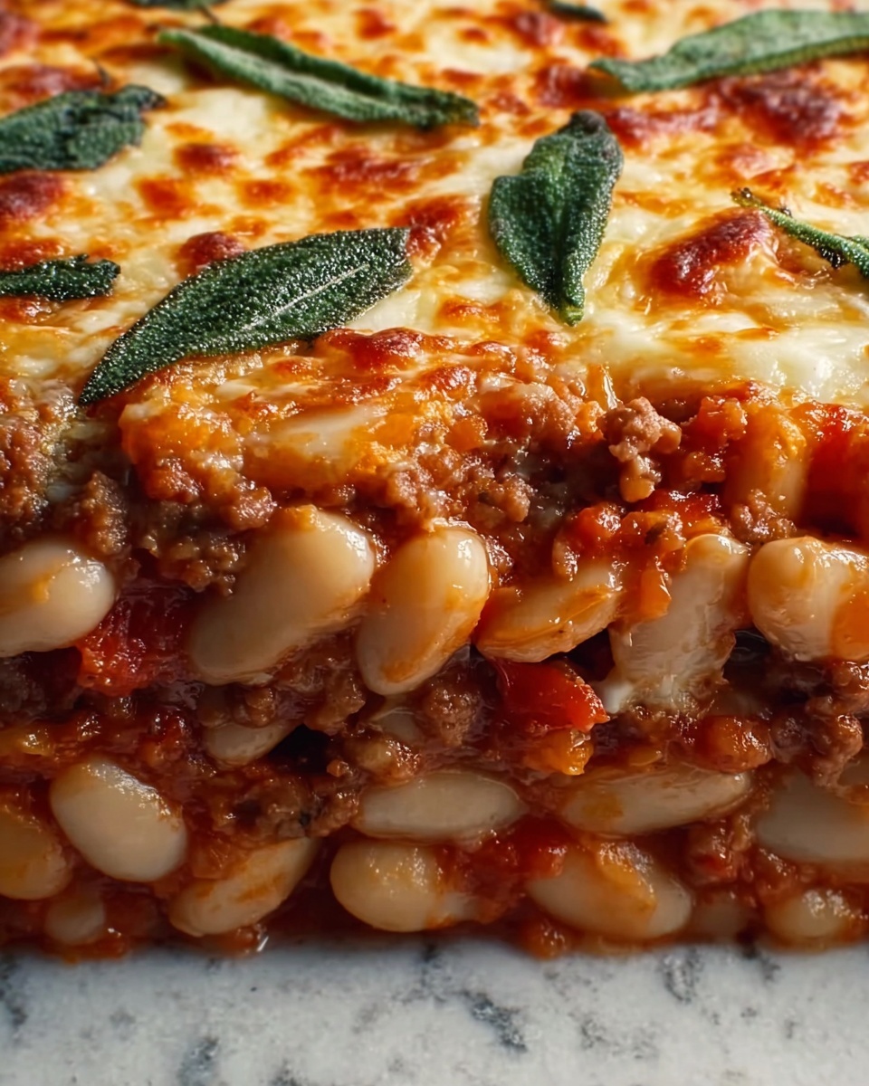 Cheesy White Bean Tomato Bake Recipe - Recipe Image