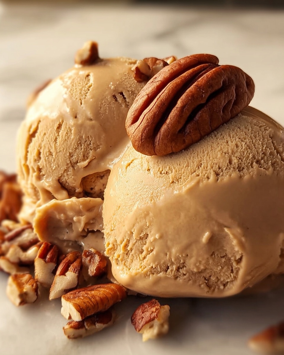 Pumpkin Pecan Frozen Yogurt Recipe - Recipe Image