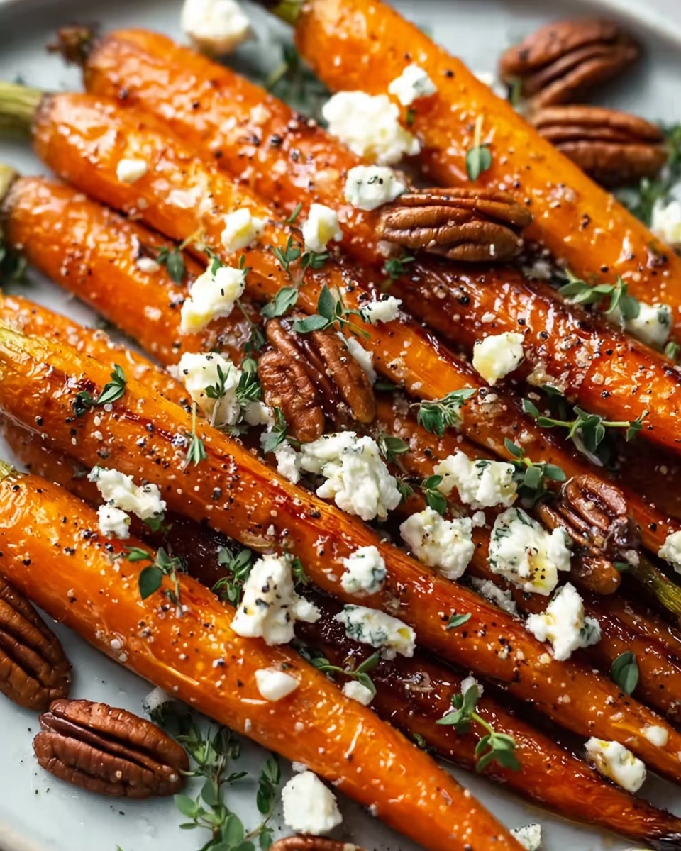 Roasted Carrots with Candied Pecans and Goat Cheese Recipe - Recipe Image