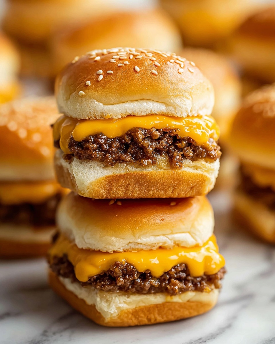 Cheeseburger Sliders Recipe - Recipe Image