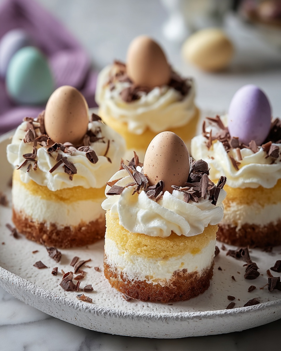 Mini Easter Egg Cheesecake Bites Recipe - Recipe Image