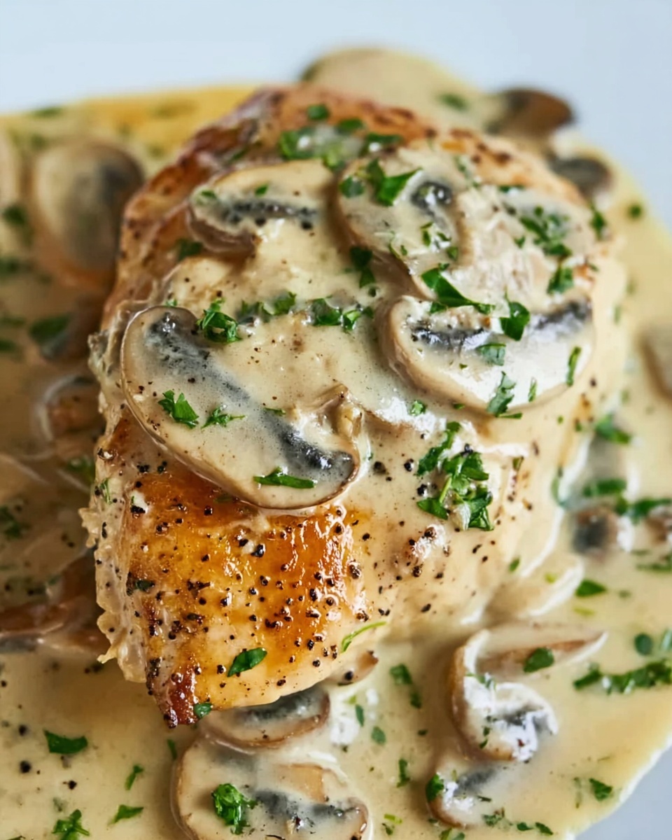 Creamy Chicken with Mushrooms Recipe - Recipe Image