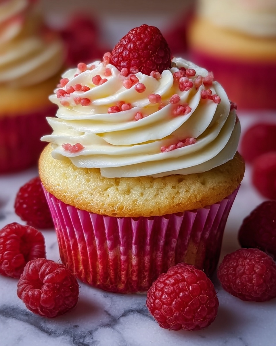 Heavenly Raspberry Cheesecake Cupcakes Recipe - Recipe Image