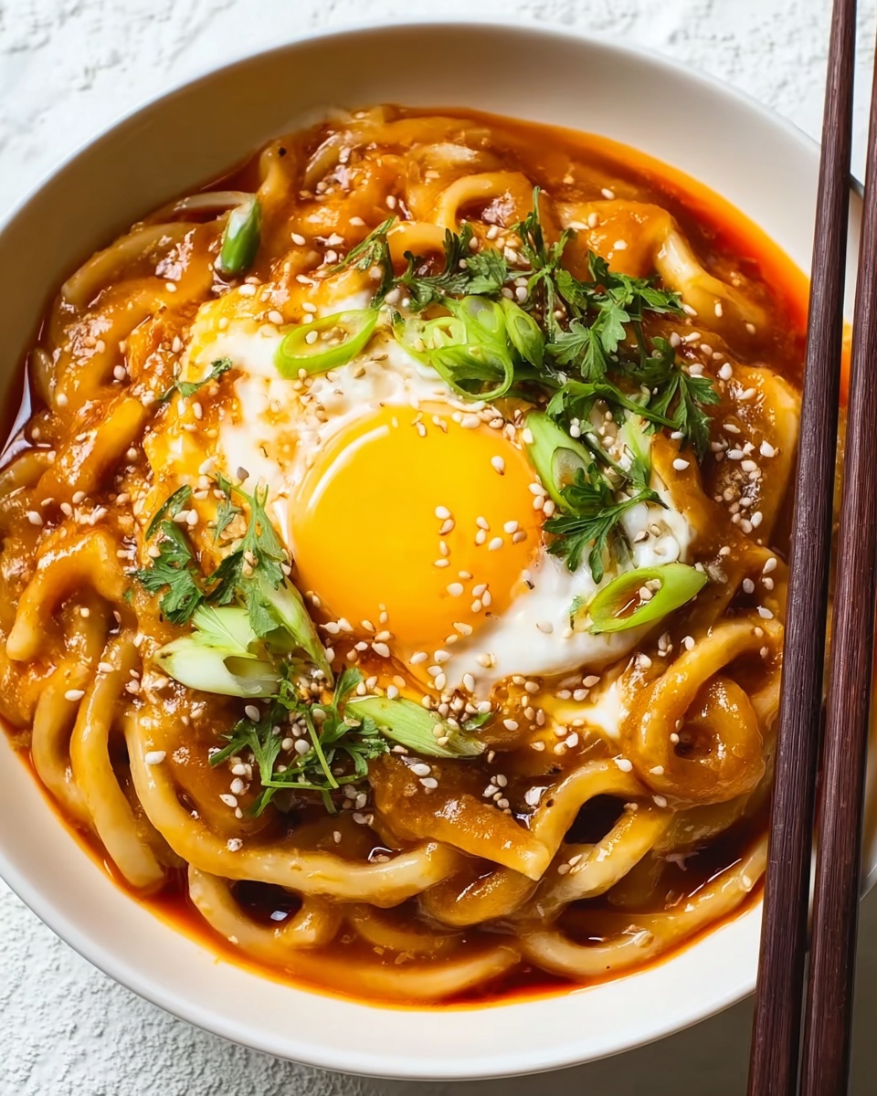 Kimchi Udon with Scallions: An Incredible Ultimate Recipe - Recipe Image