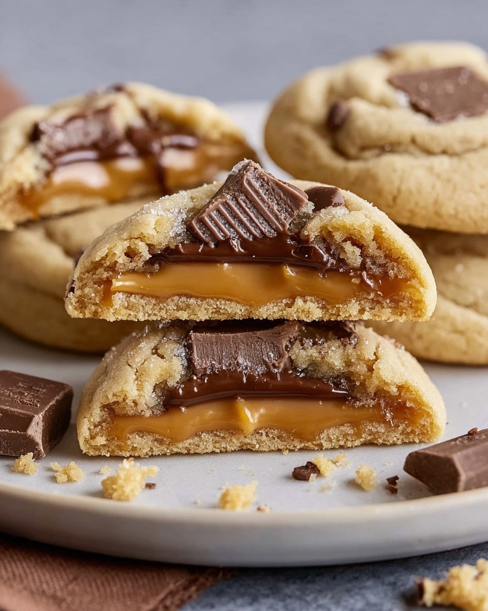 Peanut Butter Cup Stuffed Cookies Recipe - Recipe Image