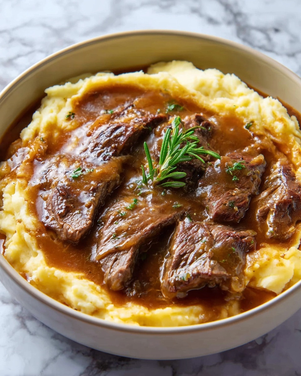 Beef Gravy Potatoes Recipe - Recipe Image