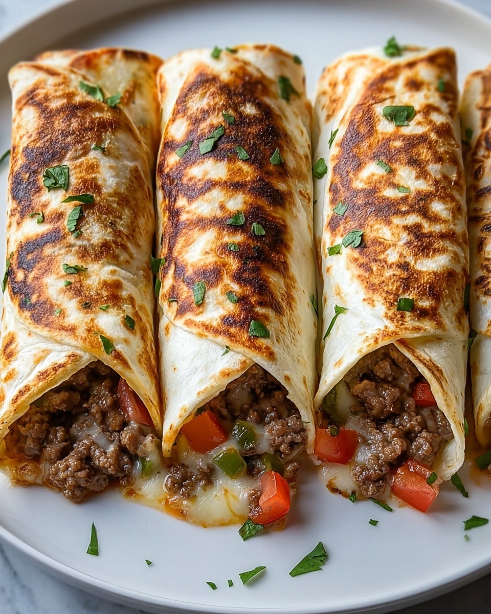 Ground Beef Tortilla Wraps Recipe - Recipe Image