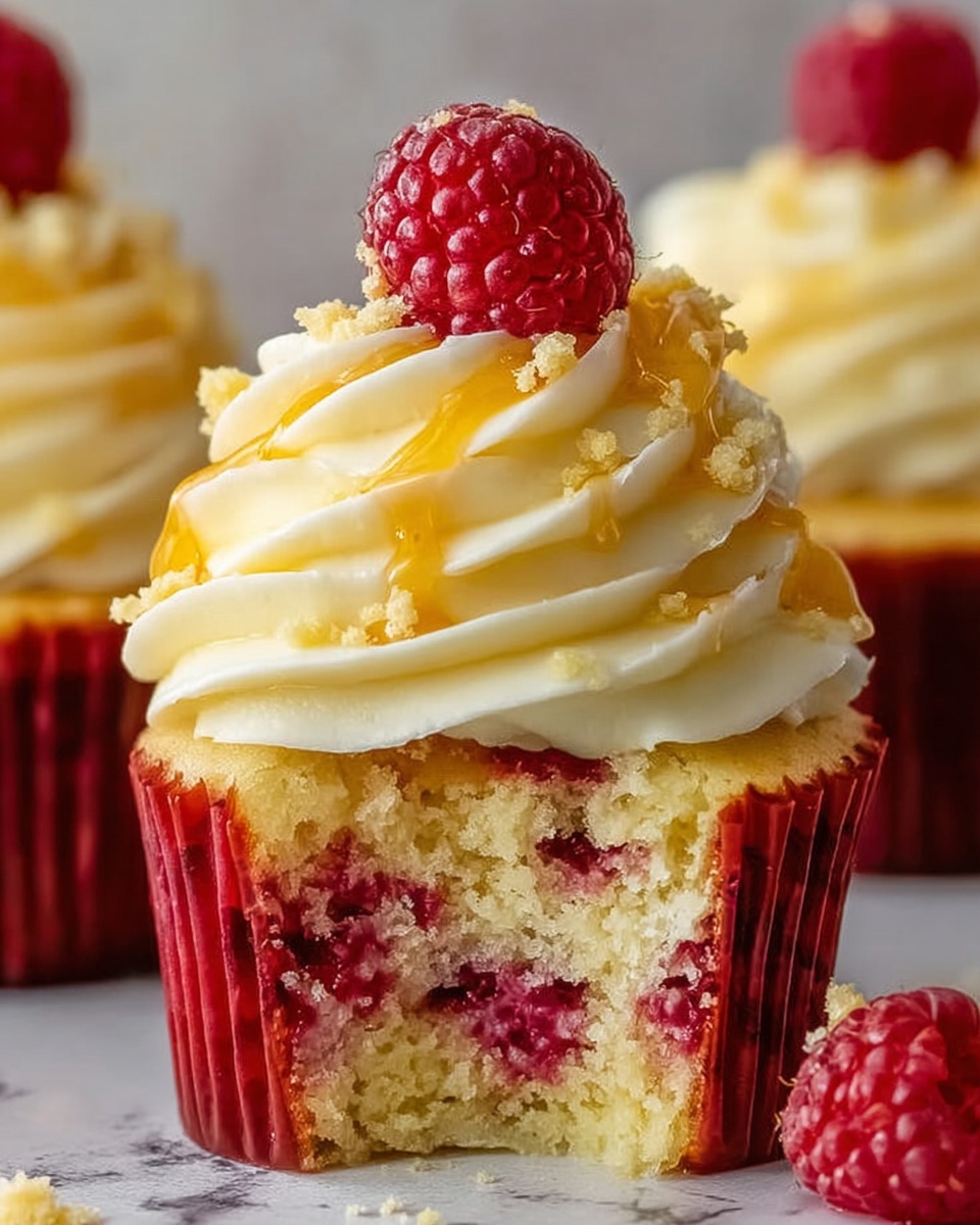 Raspberry Lemon Heaven Cupcakes Recipe - Recipe Image